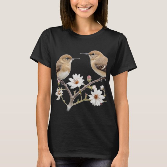 trädgårdsfåglar t shirt (Framsida)