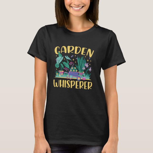 Trädgårdsflüstarfungee Trädgårdsskötsel Rolig Träd T Shirt (Framsida)