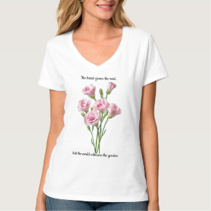 Trädgårdsglädje Bukett Blommor T-shirt