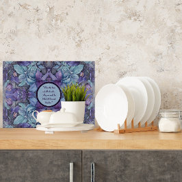 Trädgårdsglas i Periwinkle, anpassningsbart