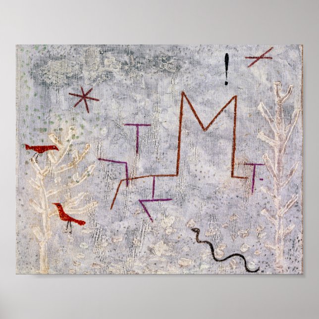 Trädgårdsgrind K | Paul Klee | Poster (Framsidan)