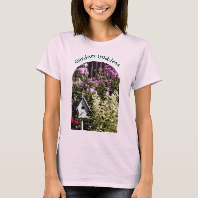 Trädgårdsgudinna Söt T Shirt (Framsida)