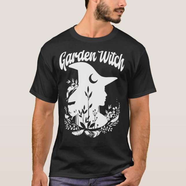 Trädgårdshäxa T Shirt (Framsida)