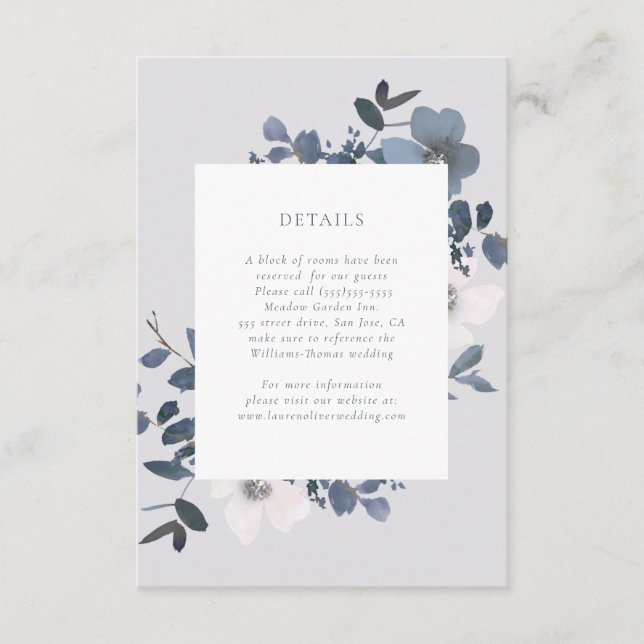 Trädgårdskärlek Detaljerad Kort (Framsida)