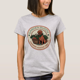 Trädgårdskompis Golden Retriever Anpassat år T Shirt