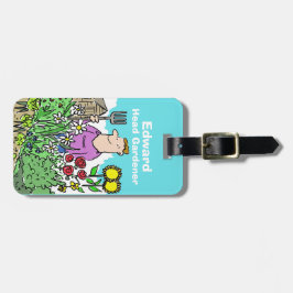 Trädgårdskonstruktion med Namn Bagagebricka