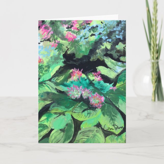 Trädgårdskort - tomt anteckningskort (Framsida)