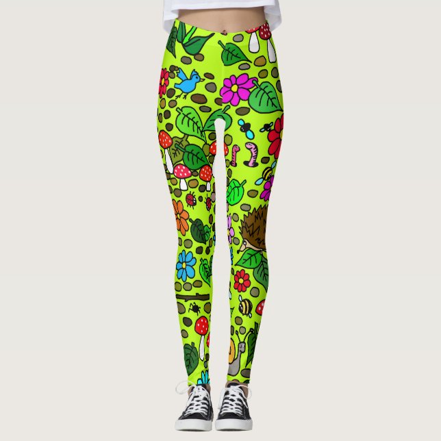 Trädgårdskryp Leggings (Framsida)