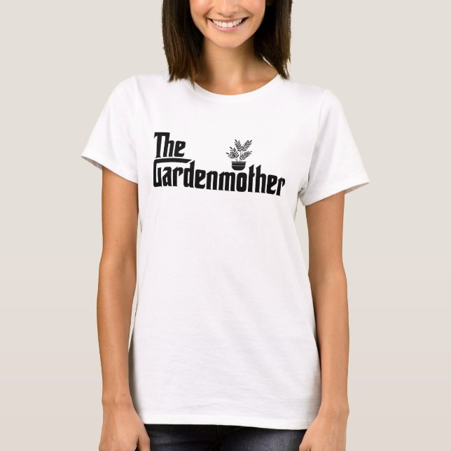 Trädgårdsmamma / Blomsterträdgårdsmamma T Shirt (Framsida)