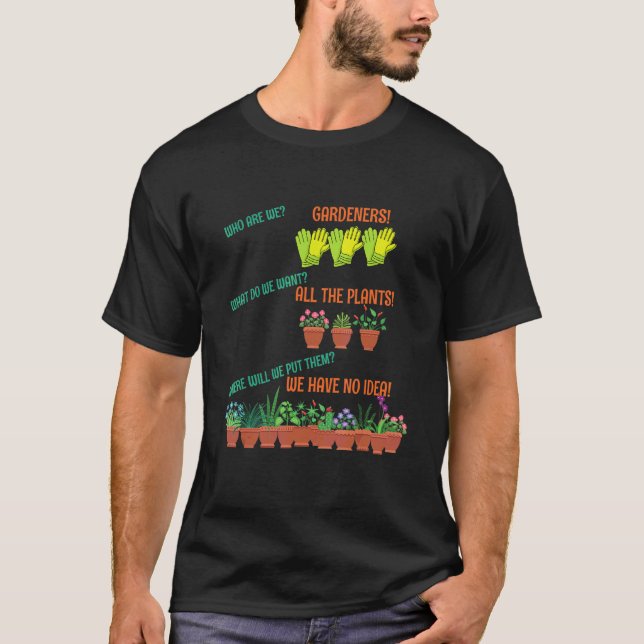 Trädgårdsmästare för växt t shirt (Framsida)