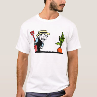 Trädgårdsmästare med moroten tee shirt