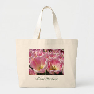Trädgårdsmästare! Totebagspresenter Rosa Tulpaner Jumbo Tygkasse