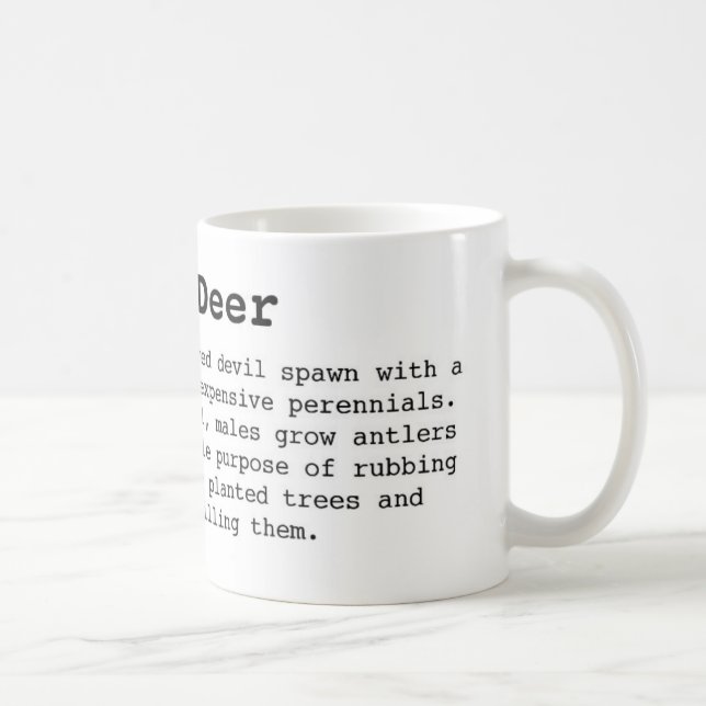 Trädgårdsmästaren vägleder till hjortmuggen kaffemugg (Höger)