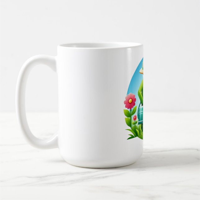 Trädgårdsmugg Kaffemugg (Vänster)