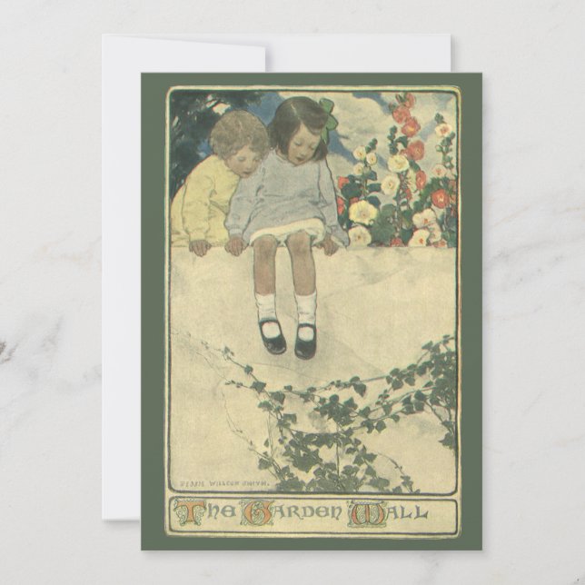 Trädgårdsmur Jessie Willcox Smith, Vintage Barn (Framsida)