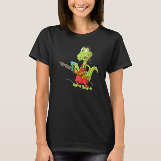 Trädgårdsödla T Shirt (Framsida)