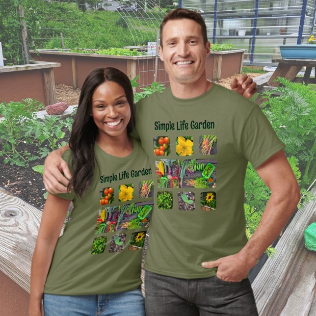 Trädgårdsodlares Fotokollage T Shirt (Skapare uppladdad)