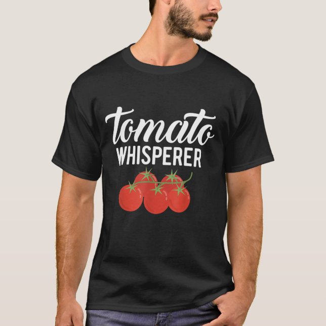  trädgårdsodlarna i Tomato Whisperer T Shirt (Framsida)