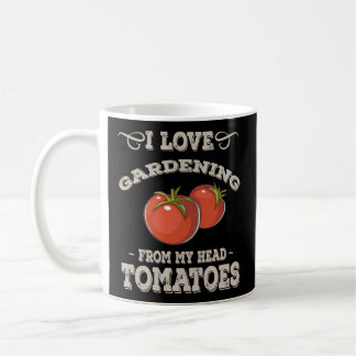 trädgårdsodlingstomater kaffemugg
