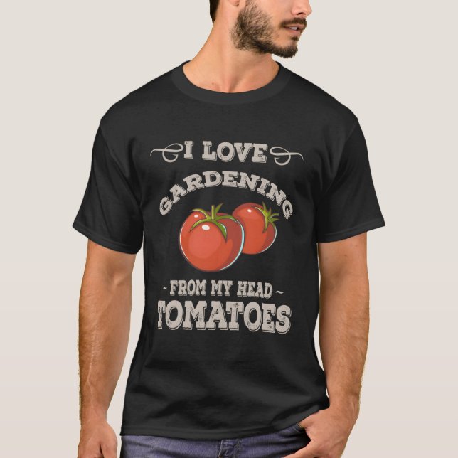  trädgårdsodlingstomater t shirt (Framsida)