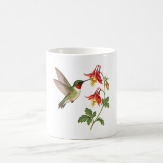 Trädgårdspresent med kolibri för fågelälskare kaffemugg