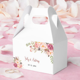 Trädgårdsros Blommig Souvenirask Estetisk Presentaskar