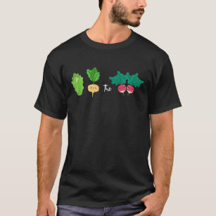 Trädgårdssallat - betor som vrids upp av Vegan Pun T Shirt