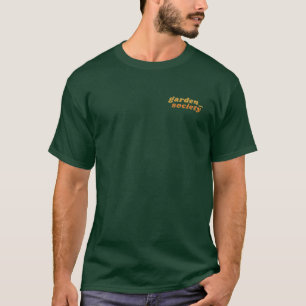 Trädgårdssällskap - Grunge-logotyp T Shirt