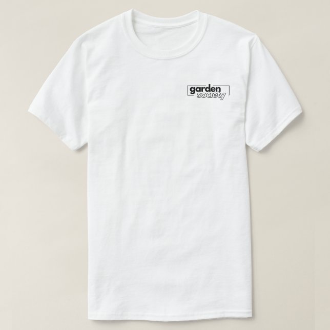 Trädgårdssällskapets logotyp t shirt (Design framsida)