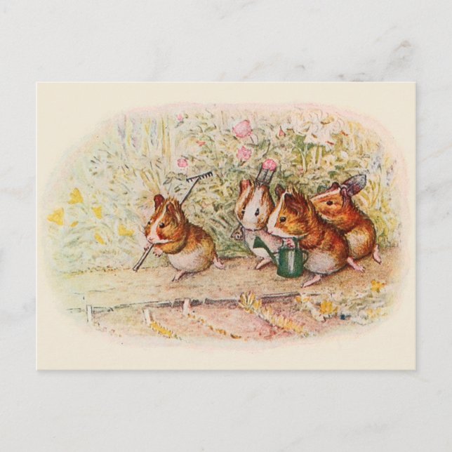 Trädgårdssällskapsgris Receptkort Vykort (Framsida)