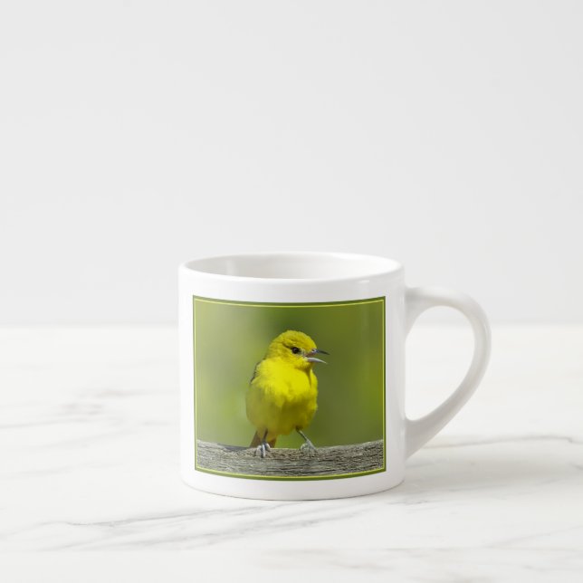 Trädgårdssångare - Originalfotografi Espressomugg (Höger)