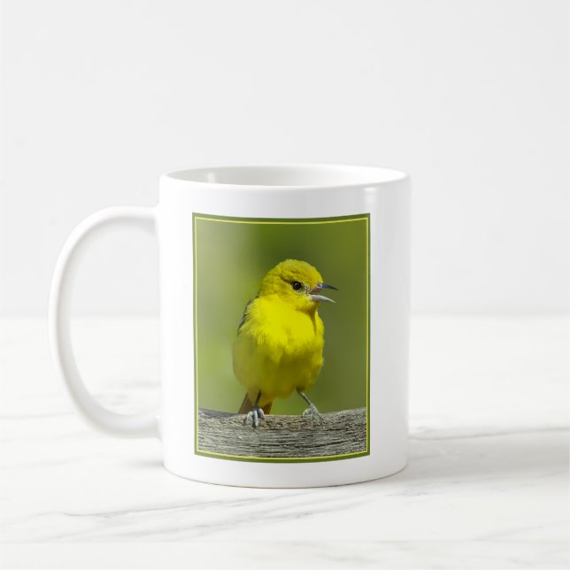 Trädgårdssångare - Originalfotografi Kaffemugg (Vänster)