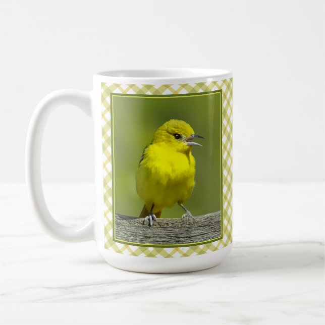 Trädgårdssångare - Originalfotografi Kaffemugg (Vänster)