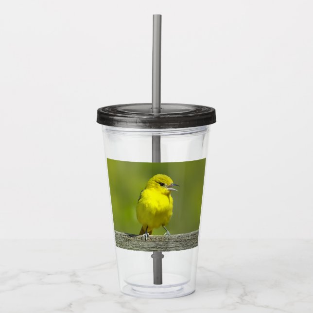 Trädgårdssångare - Originalfotografi Take Away Mugg (Framsida)