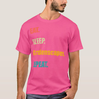 Trädgårdsscapes - upprepa t shirt
