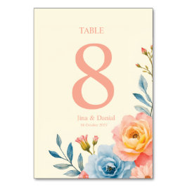 Trädgårdsserenad Bordsnummer