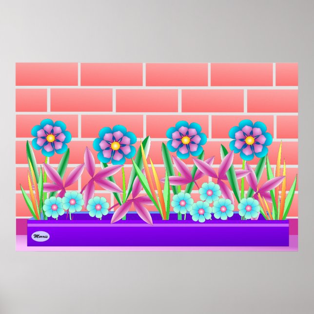 Trädgårdssidan poster (Framsidan)