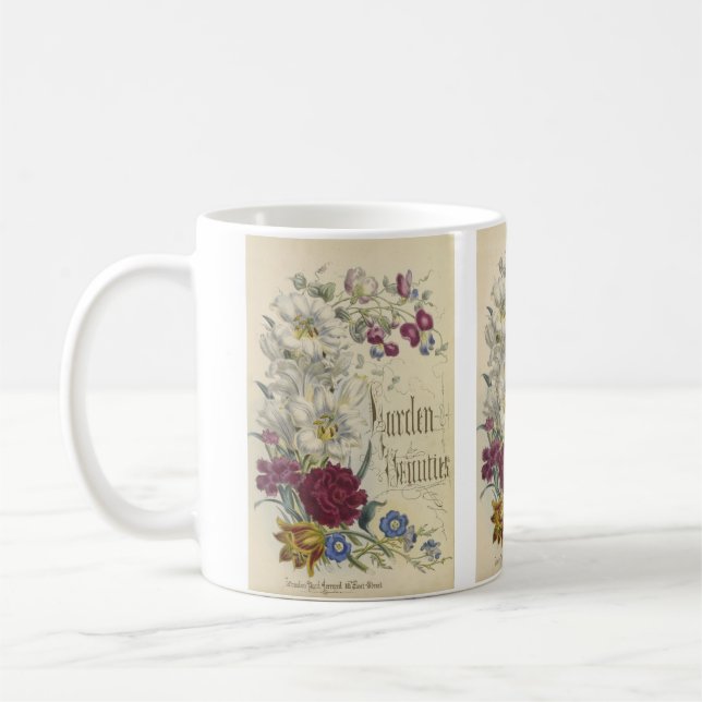 Trädgårdsskönheter av Paul Jerrard Kaffemugg (Vänster)