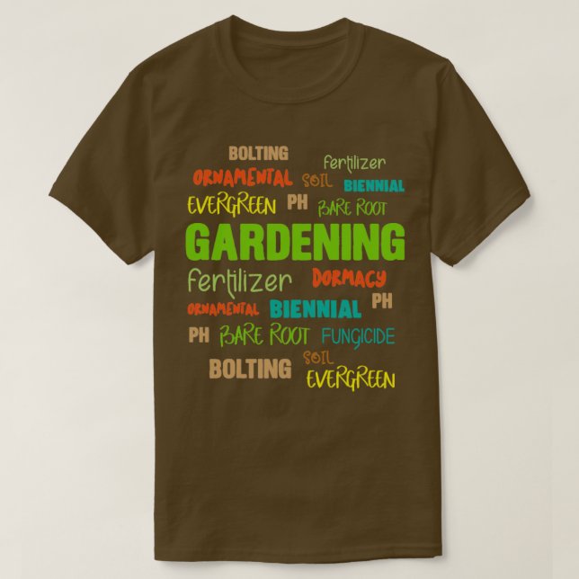  trädgårdsskorn för  plantering t shirt (Design framsida)
