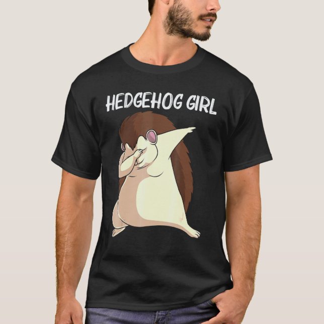 Trädgårdsskötsel 4\Cool Igelkott För Flickor Barn  T Shirt (Framsida)