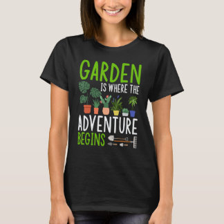 Trädgårdsskötsel 4\Trädgården är där äventyret bör T Shirt