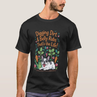 Trädgårdsskötsel 4\Trädgårdsskötsel Hund Humor Grä T Shirt