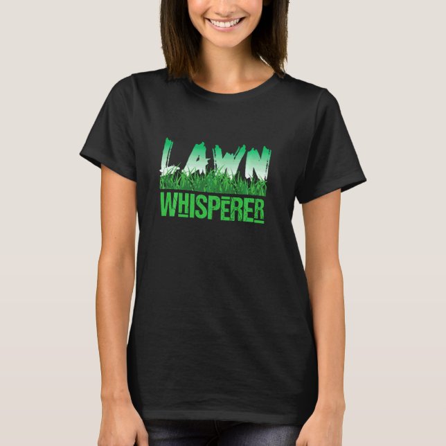 Trädgårdsskötsel Gräsklippare Grästraktor Trädgård T Shirt (Framsida)