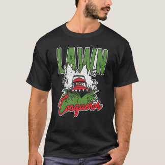 Trädgårdsskötsel Gräsmattans Erövrare Gräsklippare T Shirt