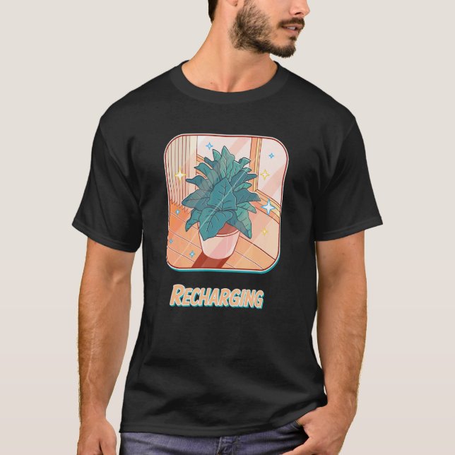 Trädgårdsskötsel Laddar växten T Shirt (Framsida)