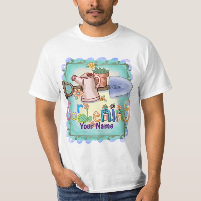 Trädgårdsskötsel   t shirt (Framsida)