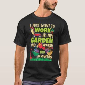 Trädgårdsskötsel Trädgård Växt Blomma T Shirt