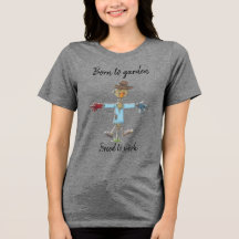 Trädgårdsskräddare Född till trädgård T-shirt