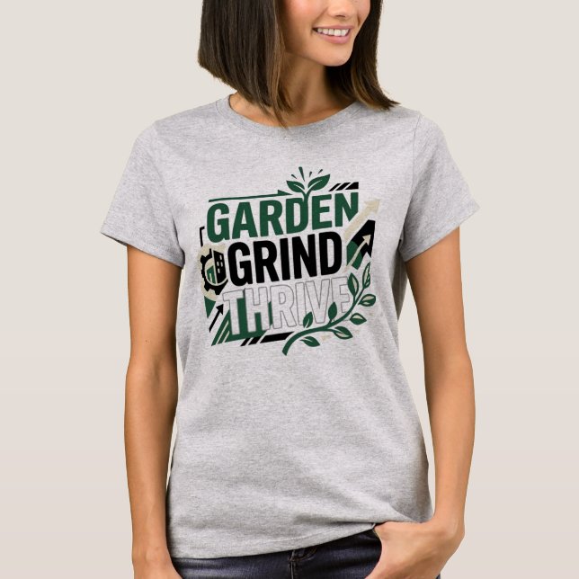 Trädgårdsslip Triv Minimalistisk Urban Proffs T Shirt (Framsida)
