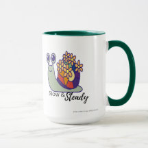 Trädgårdssnäcka kaffemugg - Rollig tekopp till mam